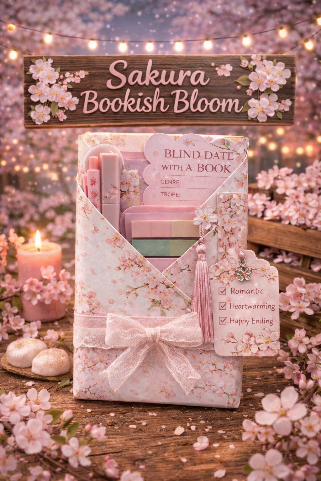 5. Sakura Bookish Bloom